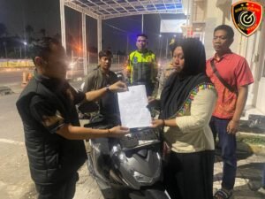 Polsek Kenjeran Kembalikan Sepeda Motor Yang Di Laporkan Hilang Dan Di Temukan Di Suramadu