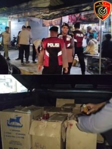 Razia Warkop Saat Ramadhan, Personel Gabungan Polres Bangkalan Sita Ratusan Botol Miras Dari Beberapa Lokasi
