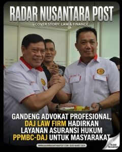 DAJ Law Firm Luncurkan Asuransi Hukum PPMBC-DAJ