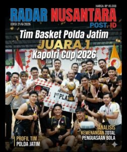 Tim Basket Polda Jatim Juara 1 Kapolri Cup 2026