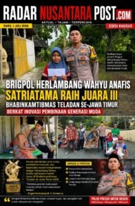 Brigpol Herlambang Wahyu Anafis Satriatama Raih Juara III Bhabinkamtibmas Teladan se-Jawa Timur Berkat Inovasi Pembinaan Generasi Muda