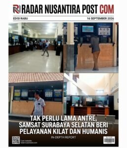 TAK PERLU LAMA ANTRE, SAMSAT SURABAYA SELATAN BERI PELAYANAN KILAT DAN HUMANIS